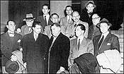 Hollywood Ten with attorneys - 1948