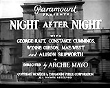 Night after Night (1932)