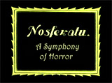 Nosferatu, A Symphony of Terror/Horror (1922, Germ.)